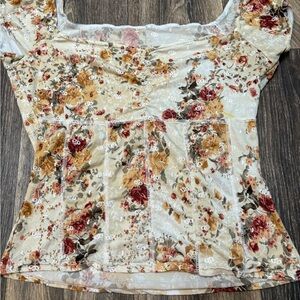 Floral Lace Women Top